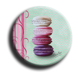 Aimant rond 62 - Macaron -...