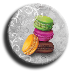 Aimant rond 64 - Macaron -...