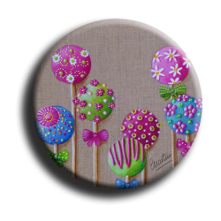 Aimant rond 72 - Popcake -...