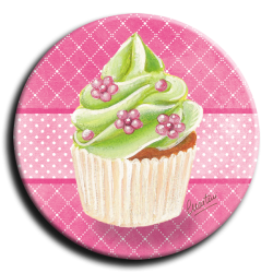 Badge rond 21 - Cupcake - 25mm