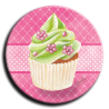 Badge rond 21 - Cupcake - 25mm