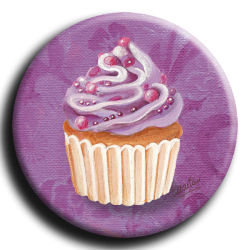 Badge rond 23 - Cupcake - 25mm
