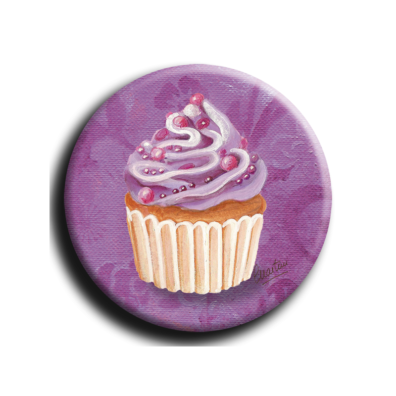 Badge rond 23 - Cupcake - 25mm