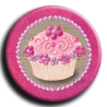 Badge rond 25 - Cupcake - 25mm