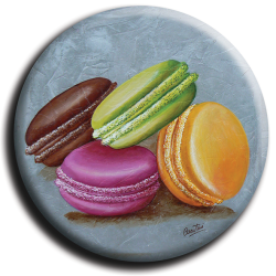 Badge rond 30 - Macaron - 25mm