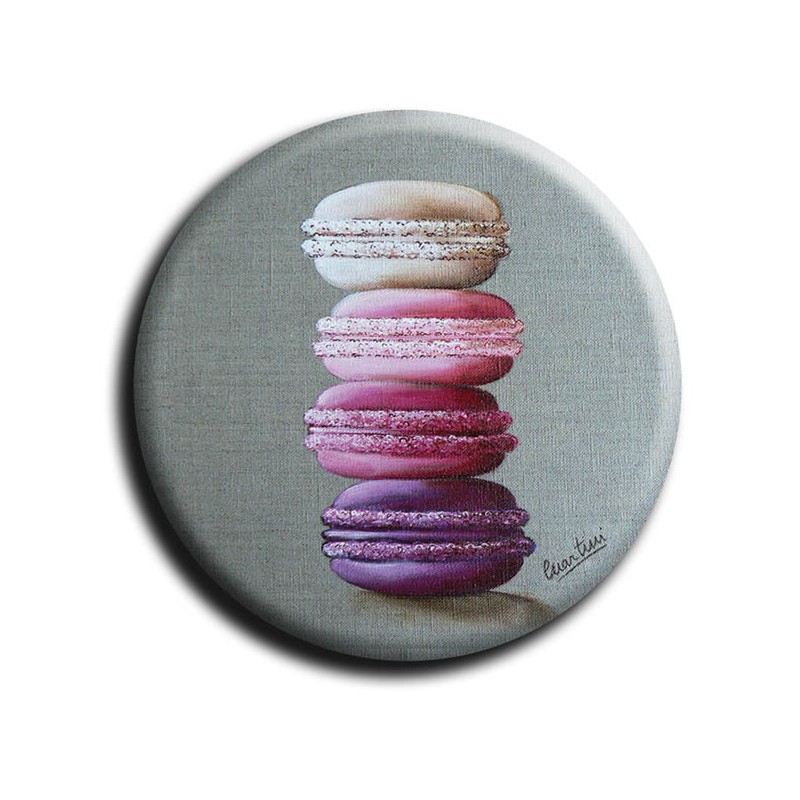 Badge rond 31 - Macaron - 25mm