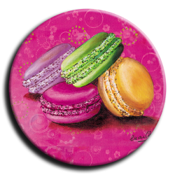 Badge rond 5 - Macaron - 25mm