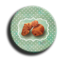 Badge rond 70 - Croissant - 25mm