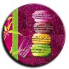 Badge rond 6 - Macaron - 25mm