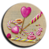 Badge rond 12 - Bonbon - 45mm