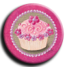 Badge rond 25 - Cupcake - 45mm