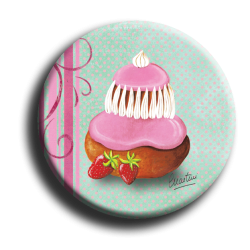 Badge rond 63 - Religieuse...