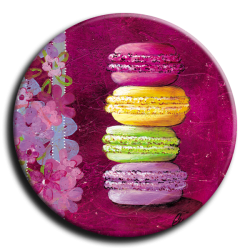 Badge rond 7 - Macaron - 45mm