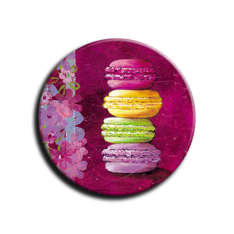 Badge rond 7 - Macaron - 45mm