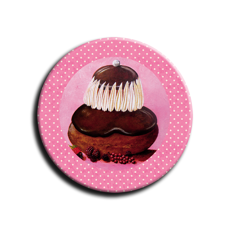 Badge rond 9 - Religieuse - 45mm