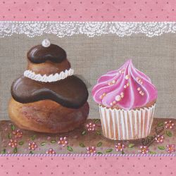 Carte 127 - Religieuse et cupcake