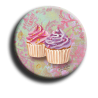 Badge rond 61 - Cupcake - 25mm