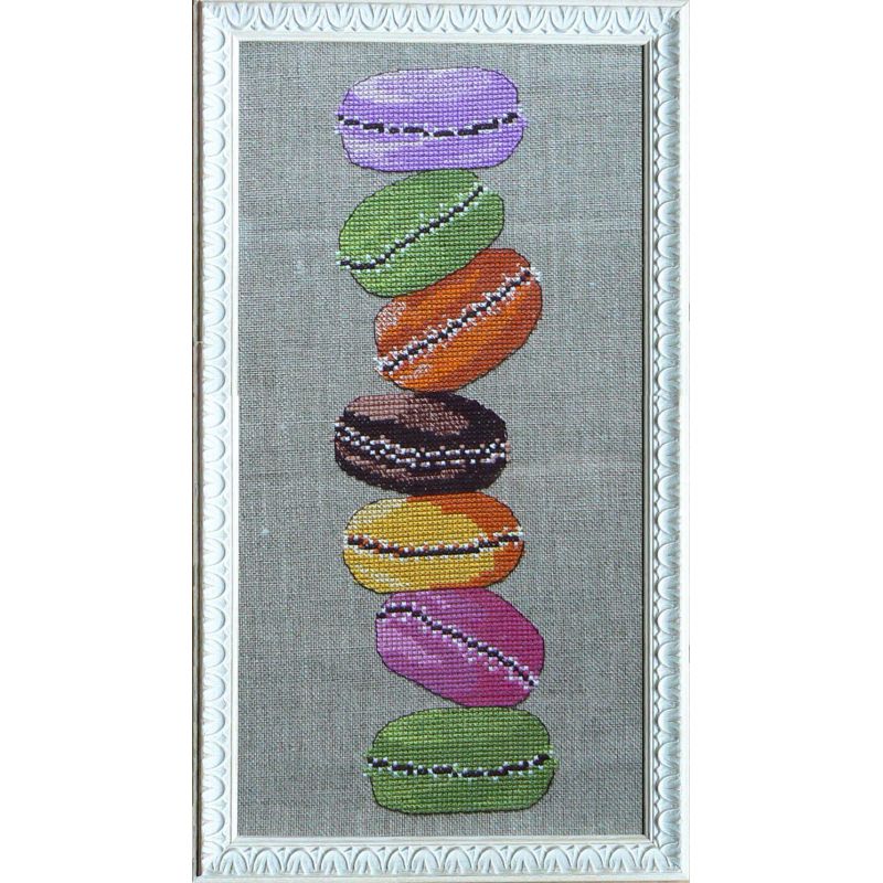 Kit de broderie Macaron n°7