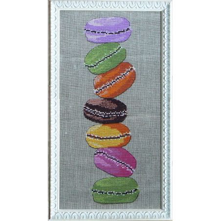 Kit de broderie Macaron n°7