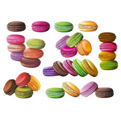 Sticker détouré macarons