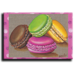 Aimant rectangulaire Macaron E