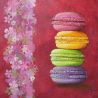 Tableau alu macaron n°34 20x20