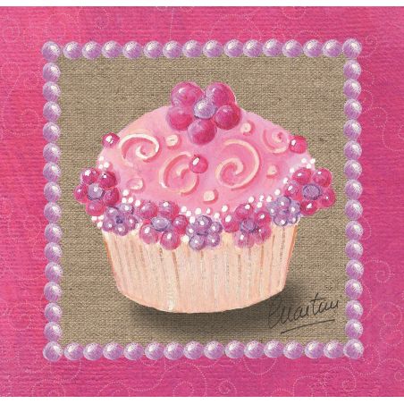 Tableau alu cupcake n°5 20x20