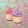 Reproduction sur toile cupcake n°60 20x20