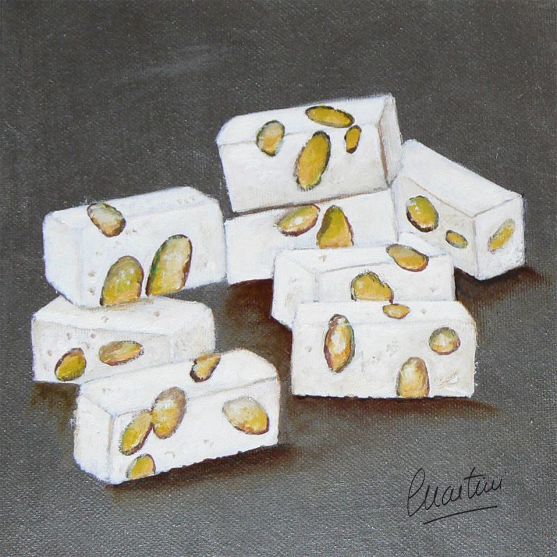 Tableau nougat 20x20