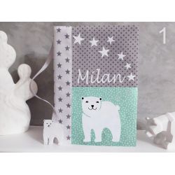 Carnet de santé Ours blanc - Modèle 1