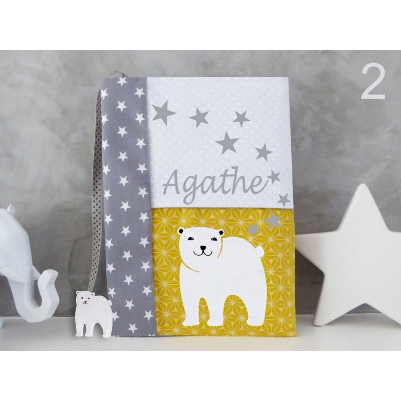 Carnet de santé Ours blanc - Modèle 2 Carnet de santé Ours blanc - Modèle 2