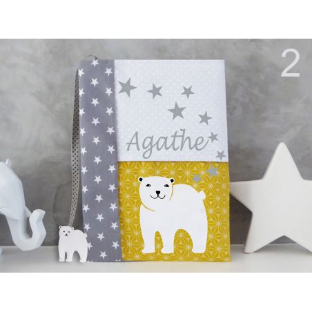 Carnet de santé Ours blanc - Modèle 2