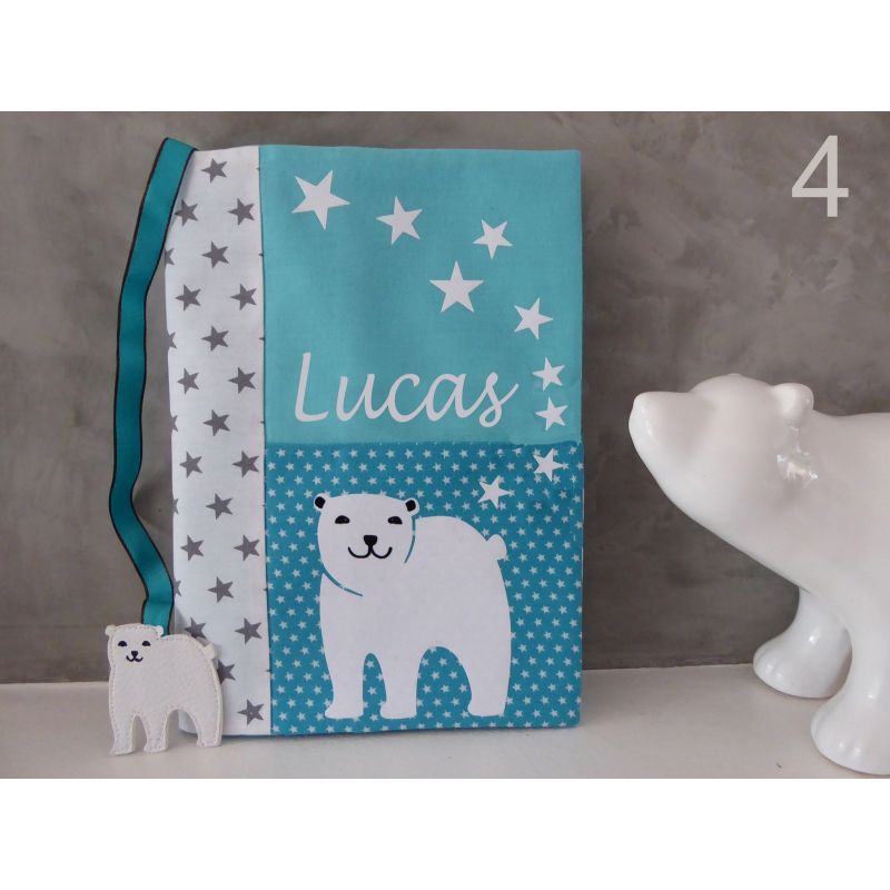 Carnet de santé Ours blanc - Modèle 4 Carnet de santé Ours blanc - Modèle 4