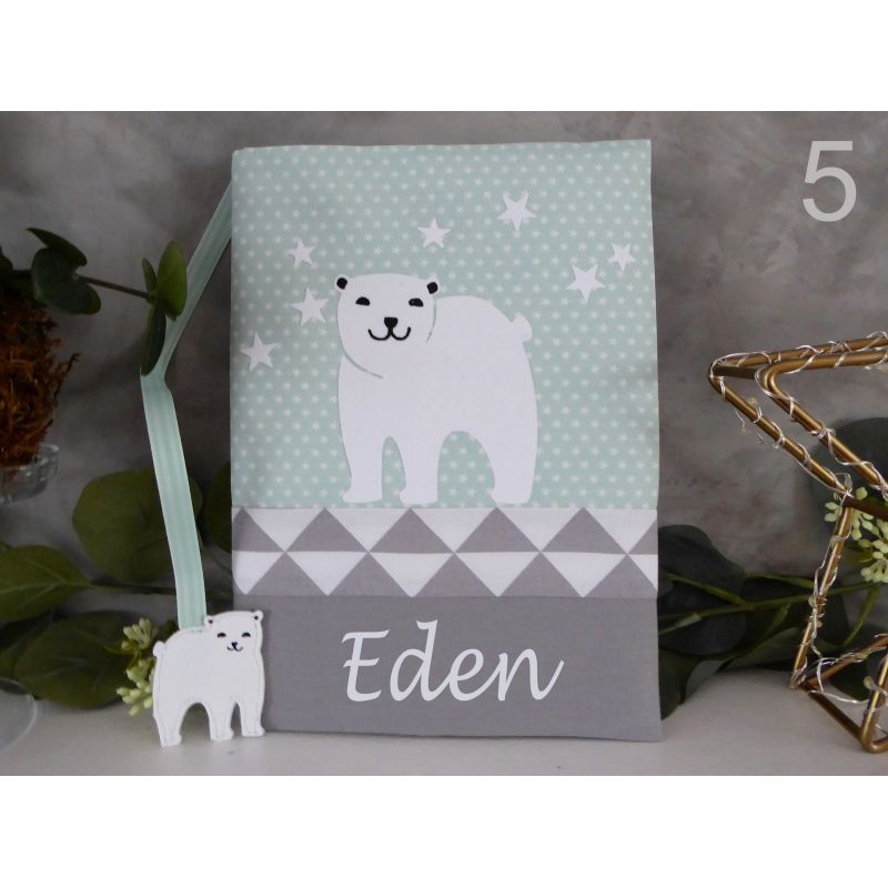 Carnet de santé Ours blanc - Modèle 5 Carnet de santé Ours blanc - Modèle 5