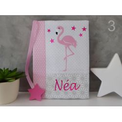 Carnet de santé Flamant Rose - Modèle 3