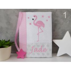 Carnet de santé Flamant Rose - Modèle 1