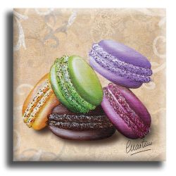 Aimant carré Macaron 101