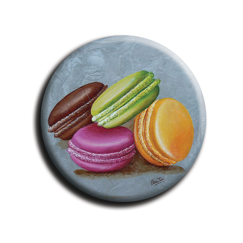 Aimant rond 30 - Macaron - 45mm